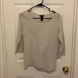 H & M size small speckled shirt